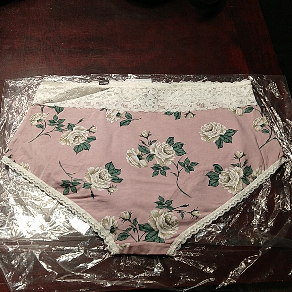 Torrid, size 2 NWT mauve and lace briefs - Picture 6 of 8